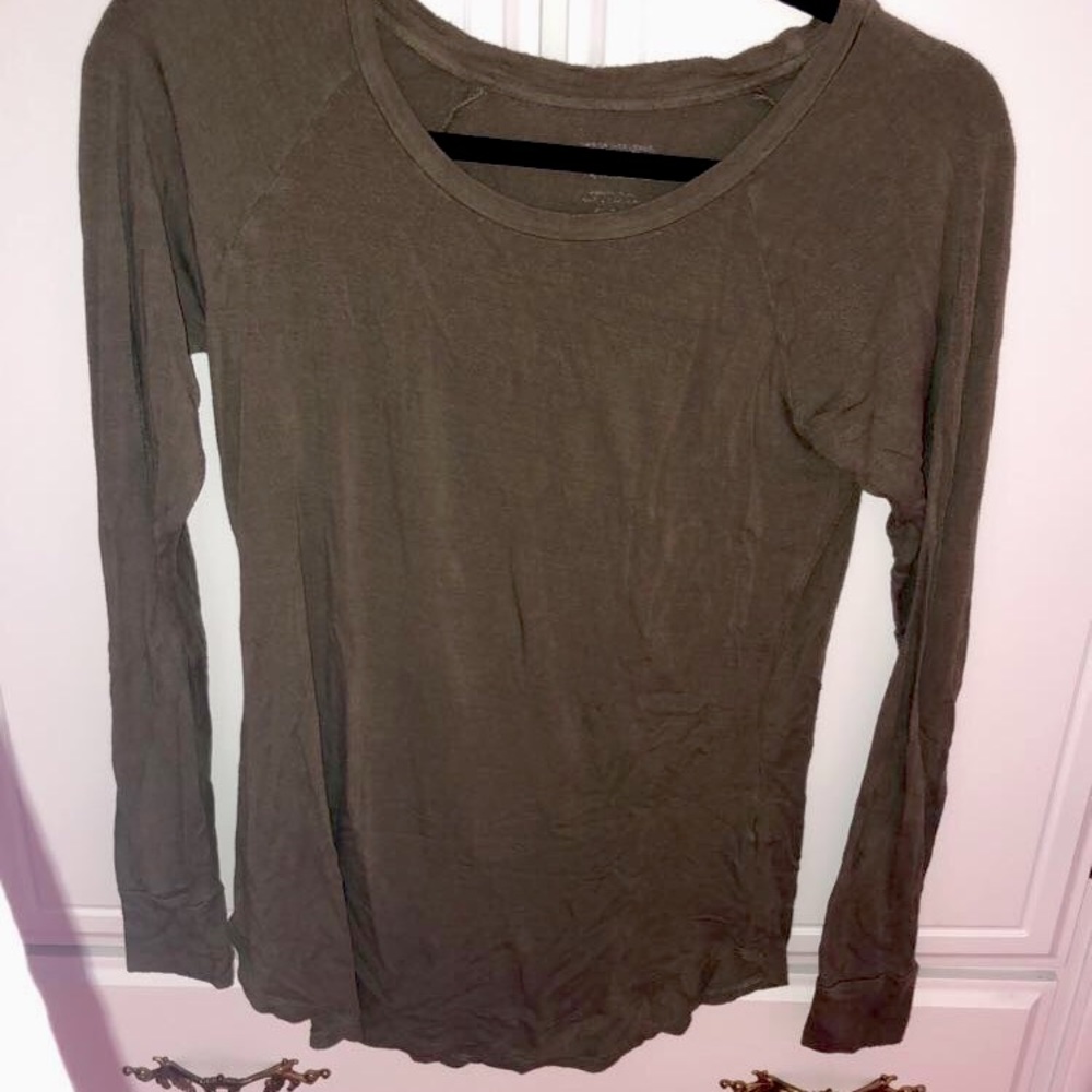Green Basic Urban Planet long sleeve shirt